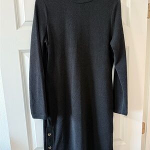 Banana Republic Elegant Black Long Sleeve Dress